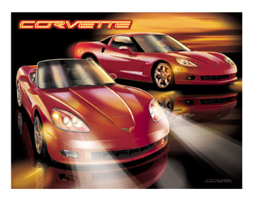 C6 -  Crystal Red Corvette